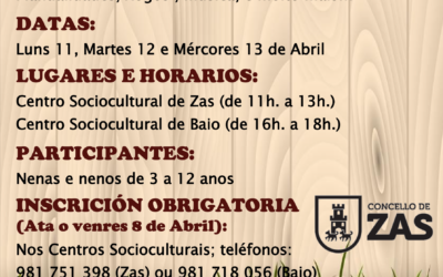 Volven os obradoiros infantís de Semana Santa