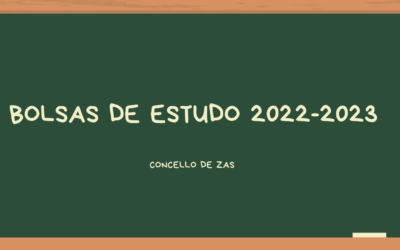 O Concello de Zas abre o prazo para que as familias do noso municipio soliciten as becas de estudos ás que se destinan 29.100 euros