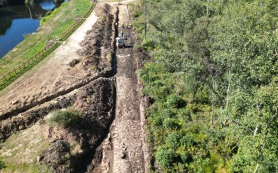 Descuberto nas proximidades da ponte vella de Brandomil un tramo do Camiño Real que unía Negreira con Muxía