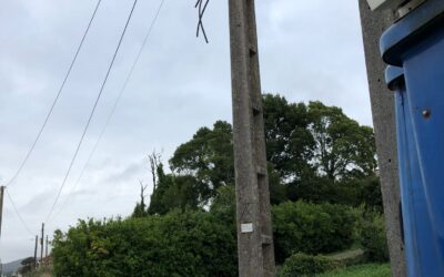 O Concello de Zas denuncia o roubo de 350 metros de cable da rede de alumeado pública