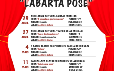Xa temos as cinco obras finalistas da VII Mostra de Teatro Afeccionado Labarta Pose