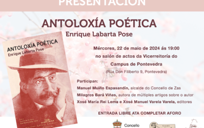 Pontevedra acolle a presentación da Antoloxía Poética de Enrique Labarta Pose