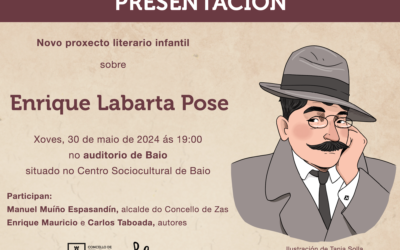 O Concello de Zas e Lela Edicións preparan un libro infantil sobre Enrique Labarta Pose