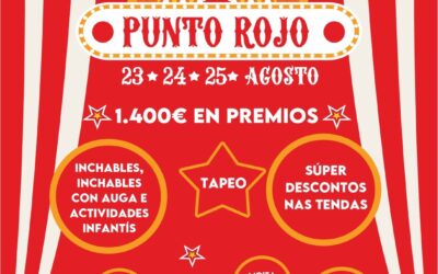 Baio preparase para o “Punto Rojo” que trae 1.400€ en premios, descontos, pinchos, animación e unha xornada canina